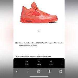 Limited Edition Jordan 4 Hot Punch